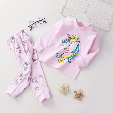 Pajama Set Baby Boy Funny Animal Long Sleepwear Pajamas - Pajama Set - Little maven - Mad Fly Essentials
