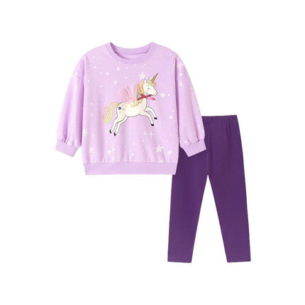 Pajama Set Baby Girl 3D Unicorn 3-12Y Sleepwear - Pajama Set - DXTON - Mad Fly Essentials