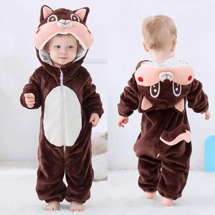 Pajama Set Baby Girl Dinosaur Costume Flannel Outfit - Pajama Set - Miniso - Mad Fly Essentials