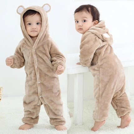Pajama Set Baby Girl Dinosaur Costume Flannel Outfit - Pajama Set - Miniso - Mad Fly Essentials