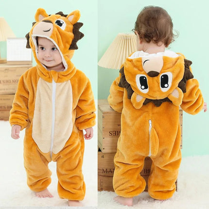 Pajama Set Baby Girl Dinosaur Costume Flannel Outfit - Pajama Set - Miniso - Mad Fly Essentials