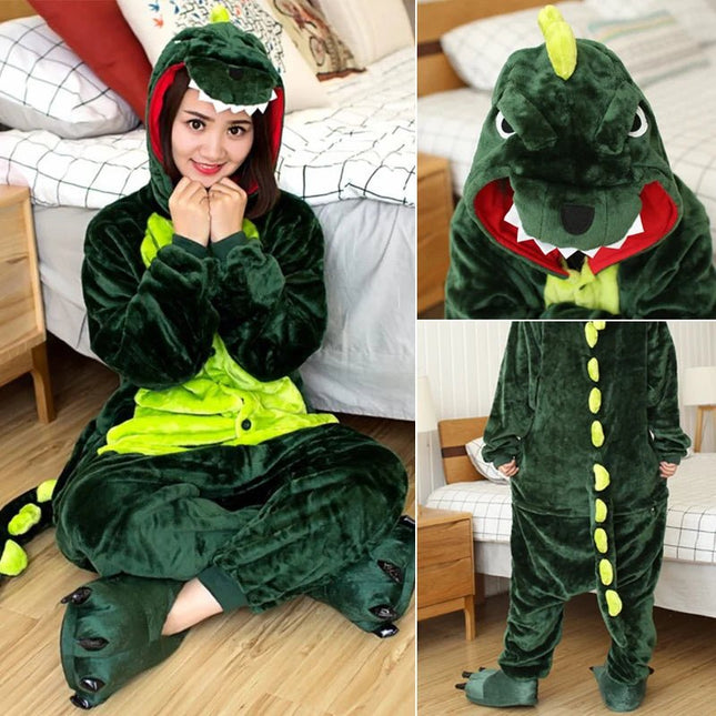 Pajama Set Women Cartoon Dinosaur Unicorn Pajamas - Pajama Set - Ectooko - Mad Fly Essentials