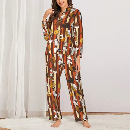 Pajama Set Women Corgi Dog Animal 2pc Sleepwear - Pajama Set - Wish Shape - Mad Fly Essentials