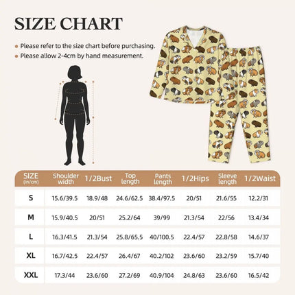 Pajama Set Women Corgi Dog Animal 2pc Sleepwear - Pajama Set - Wish Shape - Mad Fly Essentials