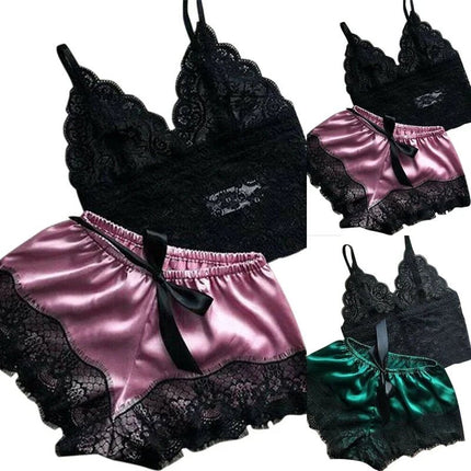 Pajama Set Women New Arrival Apparel Lace Pajamas - Pajama Set - SANWOOD - Mad Fly Essentials