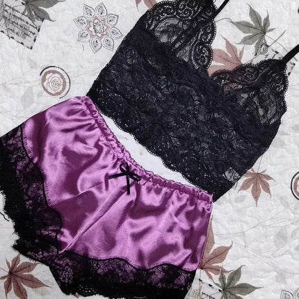 Pajama Set Women New Arrival Apparel Lace Pajamas - Pajama Set - SANWOOD - Mad Fly Essentials