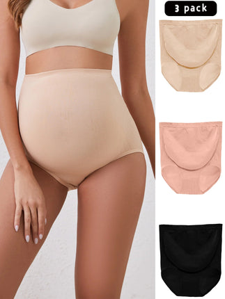 Panties Women 3pc High Waist Maternity Underwear Belly Support - Panties - Toughage - Mad Fly Essentials