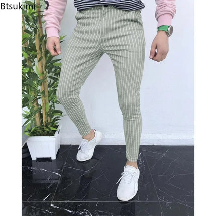 Pants Business Casual Men Checkered Fashion British Pants - Pants - Toplimit - Mad Fly Essentials