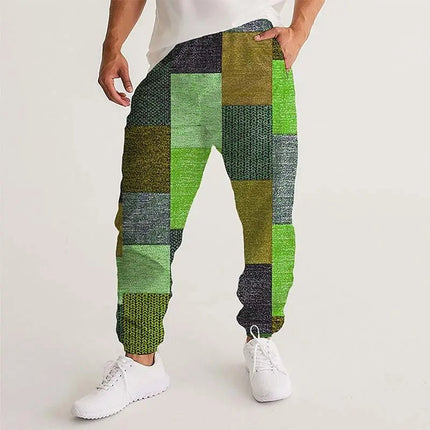 Pants Men Patchwork Smart Casual Pants - Pants - TrendSetter - Mad Fly Essentials