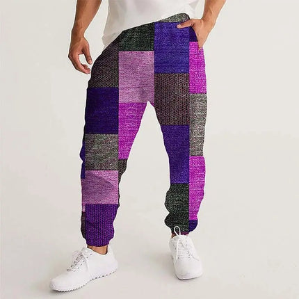 Pants Men Patchwork Smart Casual Pants - Pants - TrendSetter - Mad Fly Essentials