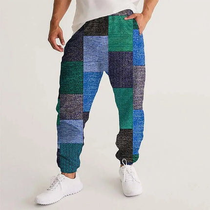 Pants Men Patchwork Smart Casual Pants - Pants - TrendSetter - Mad Fly Essentials