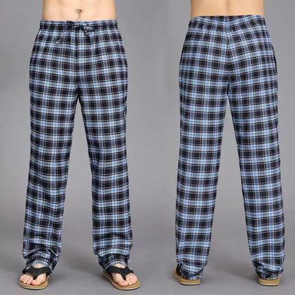 Pants Men Plaid Pajama Home Bottoms - Pants - Tregen - Mad Fly Essentials