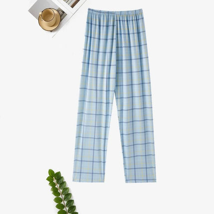 Pants Men Plaid Pajama Home Bottoms - Pants - Tregen - Mad Fly Essentials