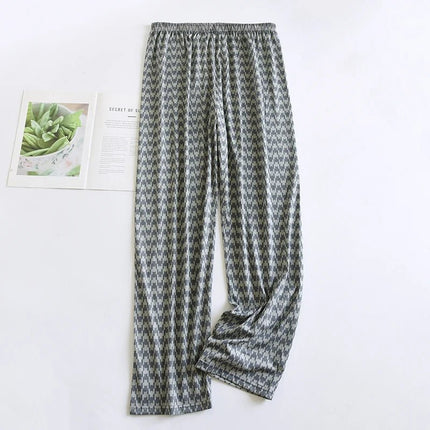 Pants Men Plaid Pajama Home Bottoms - Pants - Tregen - Mad Fly Essentials