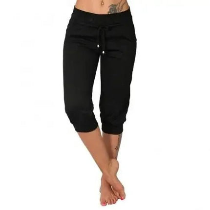 Pants Women Low Rise Breathable Quick Dry Capris - Pants - MAGCOMSEN - Mad Fly Essentials