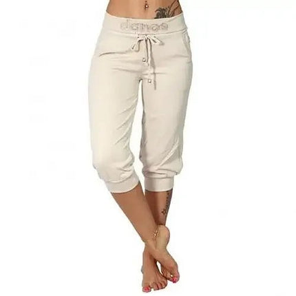 Pants Women Low Rise Breathable Quick Dry Capris - Pants - MAGCOMSEN - Mad Fly Essentials