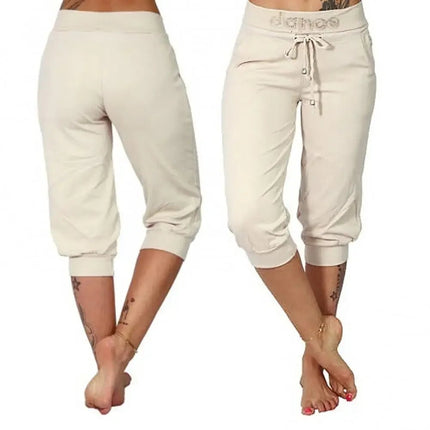 Pants Women Low Rise Breathable Quick Dry Capris - Pants - MAGCOMSEN - Mad Fly Essentials