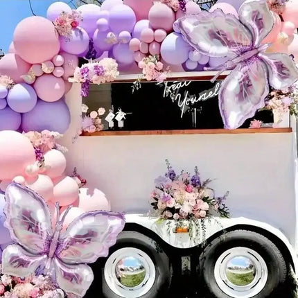 Party Decor 93pcs Butterfly Balloon Garland Arch Wedding Decor - Party Decor - Party Essentials - Mad Fly Essentials