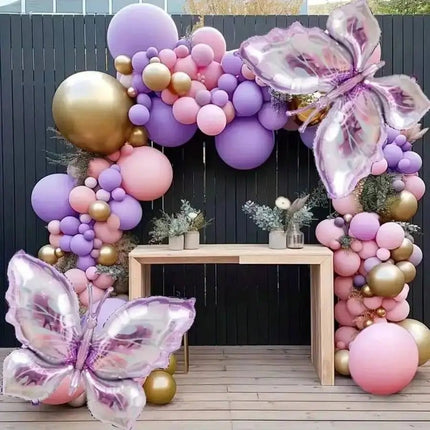 Party Decor 93pcs Butterfly Balloon Garland Arch Wedding Decor - Party Decor - Party Essentials - Mad Fly Essentials