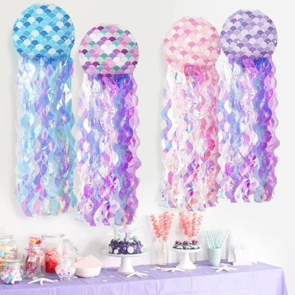 Party Decor Mermaid Jellyfish Theme Paper Lantern - Party Decor - LoveCandy - Mad Fly Essentials
