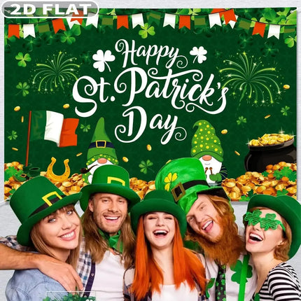 Party Decor St Patricks Day Gifts Banner Top Backdrop - Party Decor - Top Party - Mad Fly Essentials