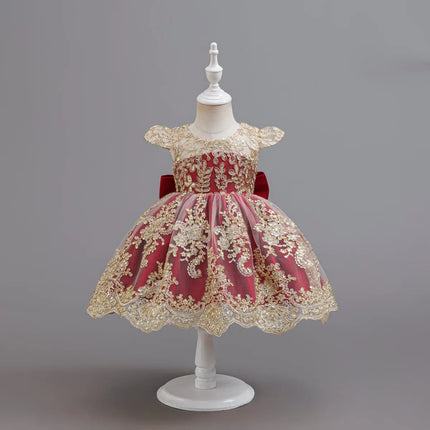 Party Dress Baby Girl 1 Year Christening Birthday Dress - Party Dress - NNJXD - Mad Fly Essentials
