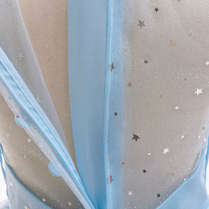 Party Dress Baby Girl Summer Casual Blue Flower Dress - Party Dress - kids Tales - Mad Fly Essentials