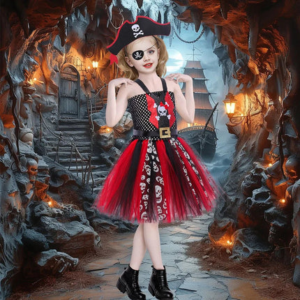 Party Dress Girl Pirate Role - Playing Costume Carnival Dress - Party Dress - KoolKids - Mad Fly Essentials