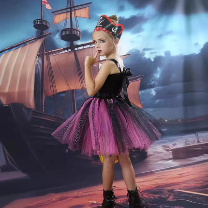 Party Dress Girl Pirate Role - Playing Costume Carnival Dress - Party Dress - KoolKids - Mad Fly Essentials