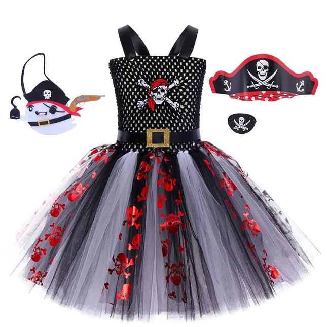 Party Dress Girl Pirate Role - Playing Costume Carnival Dress - Party Dress - KoolKids - Mad Fly Essentials