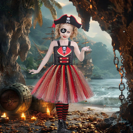 Party Dress Girl Pirate Role - Playing Costume Carnival Dress - Party Dress - KoolKids - Mad Fly Essentials