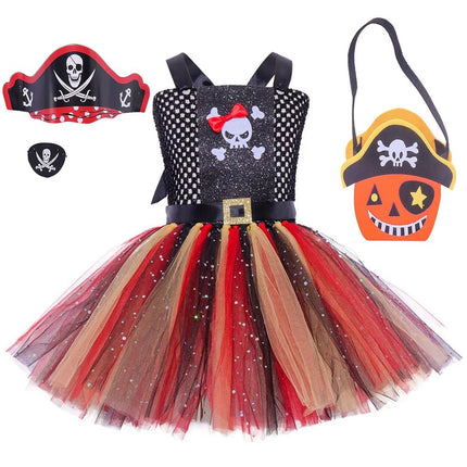 Party Dress Girl Pirate Role - Playing Costume Carnival Dress - Party Dress - KoolKids - Mad Fly Essentials