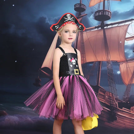 Party Dress Girl Pirate Role - Playing Costume Carnival Dress - Party Dress - KoolKids - Mad Fly Essentials
