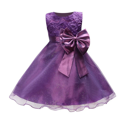 Party Dress Girl Summer Bow Wedding Party Dress - Party Dress - Adogirl - Mad Fly Essentials