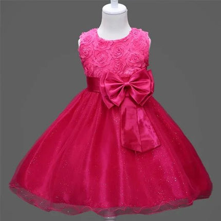 Party Dress Girl Summer Bow Wedding Party Dress - Party Dress - Adogirl - Mad Fly Essentials