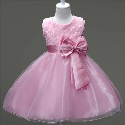 Party Dress Girl Summer Bow Wedding Party Dress - Party Dress - Adogirl - Mad Fly Essentials