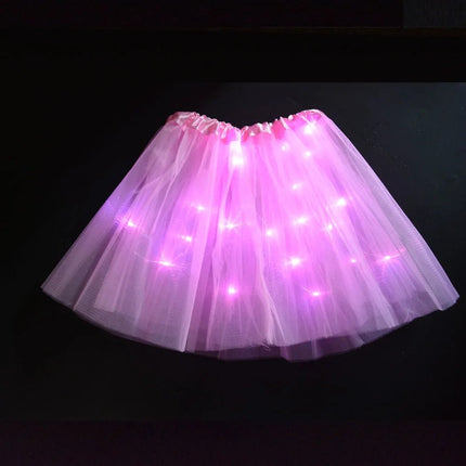 Party Dress Girls LED Tulle Luminous Tutu Fairy Dance Dress - Party Dress - RUEWEY - Mad Fly Essentials