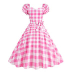pink plaid
