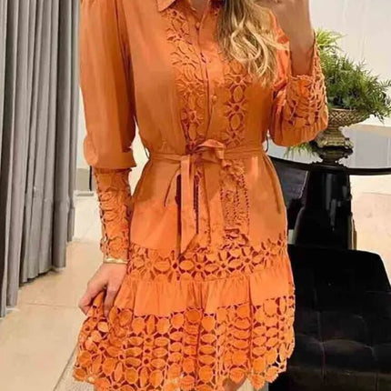 Party Dress Women Long Solid Lace Mini Dress - Party Dress - Owner Girl - Mad Fly Essentials