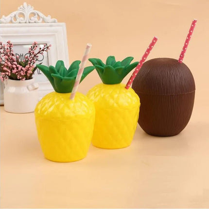 Party Essentials Pineapple Strawberry Fruit 8pc Cups - Party Essentials - 001 - Mad Fly Essentials
