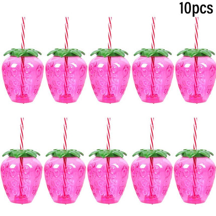 Party Essentials Pineapple Strawberry Fruit 8pc Cups - Party Essentials - 001 - Mad Fly Essentials