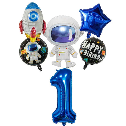 Party Essentials Space Astronaut Tableware Kid Birthday Decor Supply - Party Essentials - LISM - Mad Fly Essentials