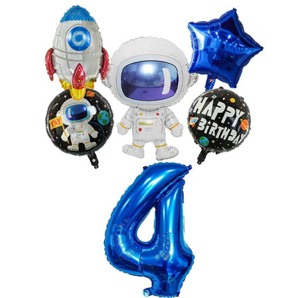 Party Essentials Space Astronaut Tableware Kid Birthday Decor Supply - Party Essentials - LISM - Mad Fly Essentials