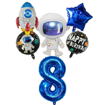 Party Essentials Space Astronaut Tableware Kid Birthday Decor Supply - Party Essentials - LISM - Mad Fly Essentials
