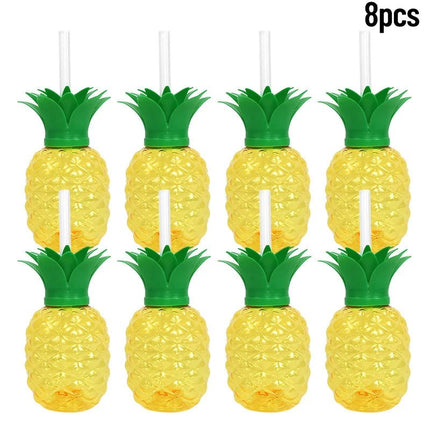 Party Essentials Strawberry Pineapple Hawaiian Cups - Party Essentials - MoonBiffy - Mad Fly Essentials