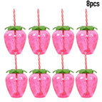 8pcs strawberry