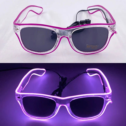 Party Favors Women LED Neon Glow Party Sunglasses - Party Favors - The Vinyl Clock - Mad Fly Essentials