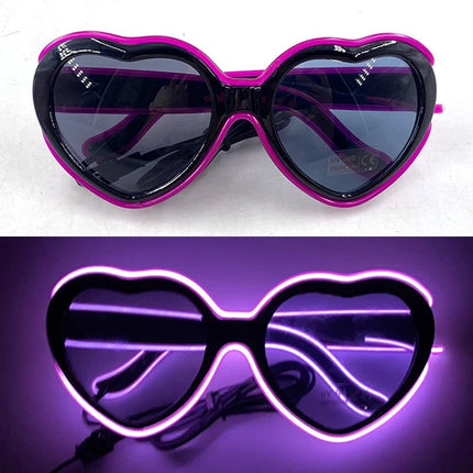 Party Favors Women LED Neon Glow Party Sunglasses - Party Favors - The Vinyl Clock - Mad Fly Essentials