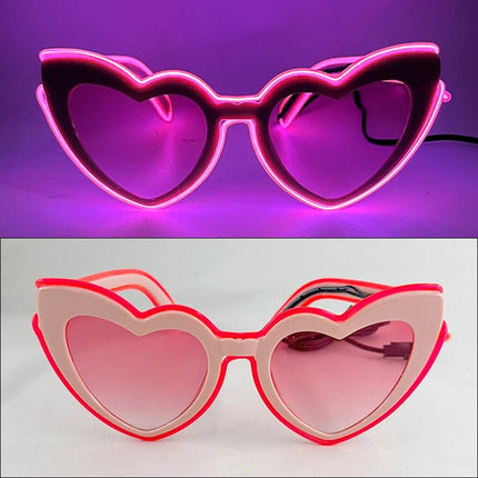 Party Favors Women LED Neon Glow Party Sunglasses - Party Favors - The Vinyl Clock - Mad Fly Essentials