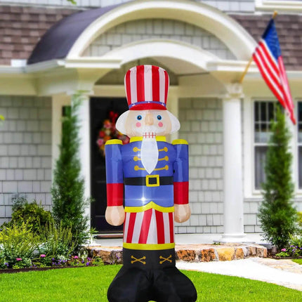 Patriotic Independence Day 4th of July Bear/Dinosaur/Nutcracker Inflatable - Inflatable - Starry Decor - Mad Fly Essentials